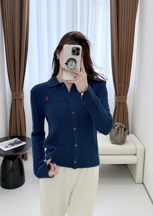 【只可换码 不退货】拉夫劳伦 绞花翻领开衫 渠道货无领标！！！（EJ） 商品图7