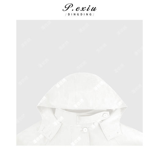 04-2潘依绣丁丁宠粉设计感斗篷翻领连帽冲锋衣外套 GH100 商品图2