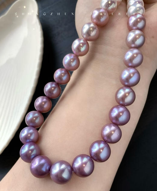 九紫离火运年必备紫气东来进口施华洛珍珠项链 商品图6