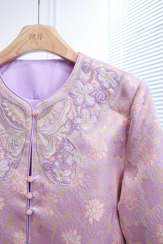 香炉紫烟|国风蝶影刺绣外套 商品图1