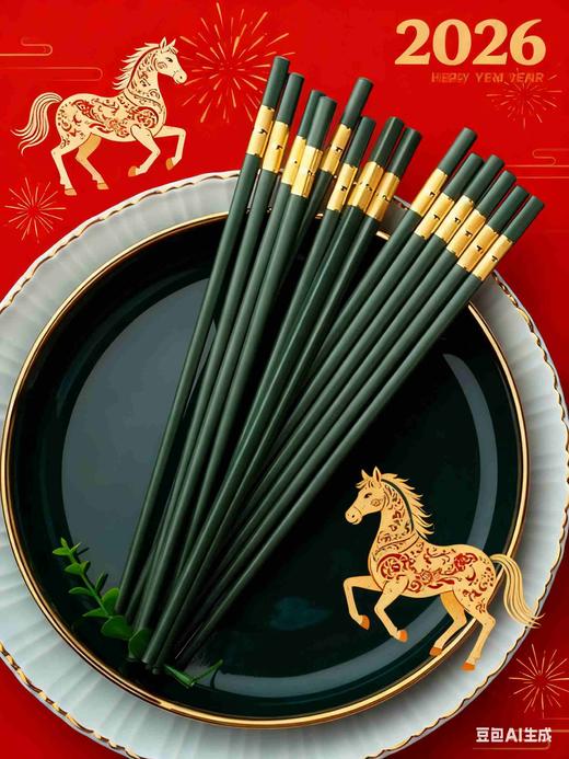 5F  爱丽思合金筷子10P 商品图0