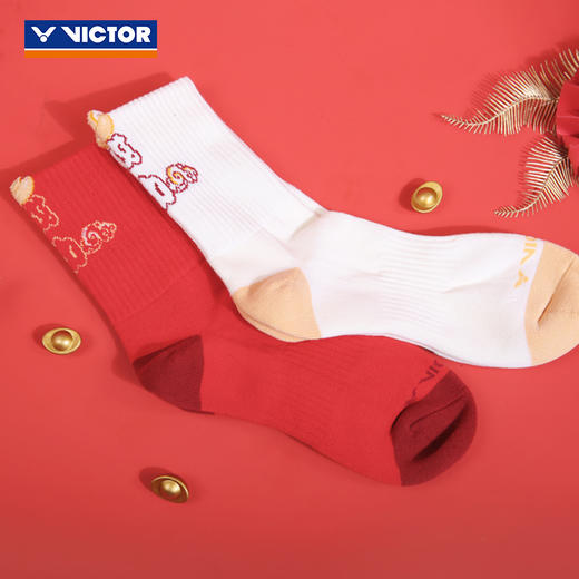 VICTOR威克多马到成功马年限定羽毛球袜SK613CNY  SK614CNY运动袜 商品图2