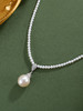 子佩集【岁岁安然】银S925珍珠惜王妃项链【ZZXL005】2.8mm小珠12mm大珠水滴2601 商品缩略图3