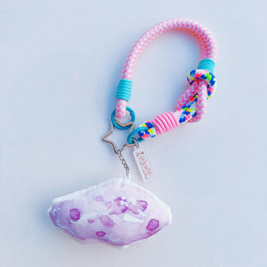 小林漫画 汕头特色美食挂件 发粿蟹肉脯鱼饭造型钥匙扣 潮汕文创挂饰礼物  创意手工编织挂绳钥匙扣 商品图5