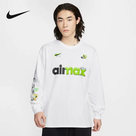 【春上新】【7折】7楼耐克360 男子字母印花薄款针织套头衫IQ3976-100原价399现价280 商品图0