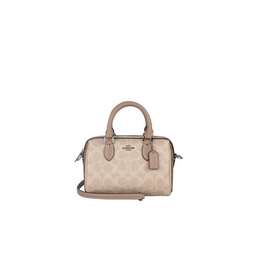 COACH 奥莱款女士PVC配皮单肩斜挎手提包CW330SVXCU 商品图0