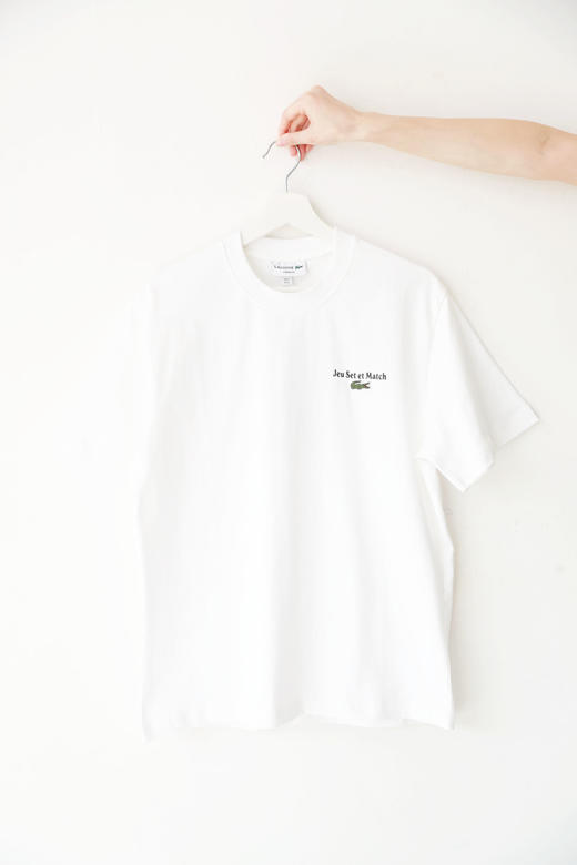 背后印花tee，胸口小标刺绣。复古设计基础款圆领全棉短袖E011568 商品图4