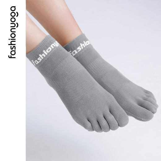 FW001女士四季防滑吸汗五指瑜珈袜 商品图1