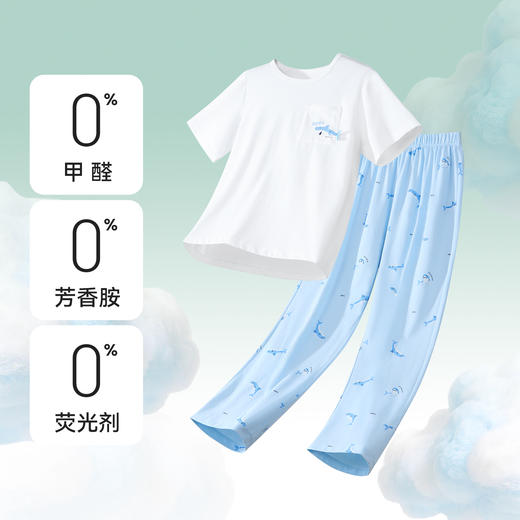 男童圆领针织套装夏季新款安奈儿童装JB621557 商品图2