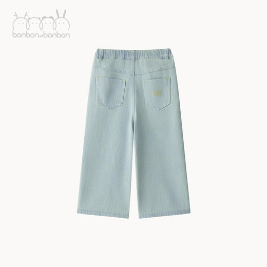 浅蓝牛仔阔腿裤 商品图4