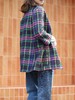 TYNVIE 七分袖前开式无里西装外套 - 格子 商品缩略图6