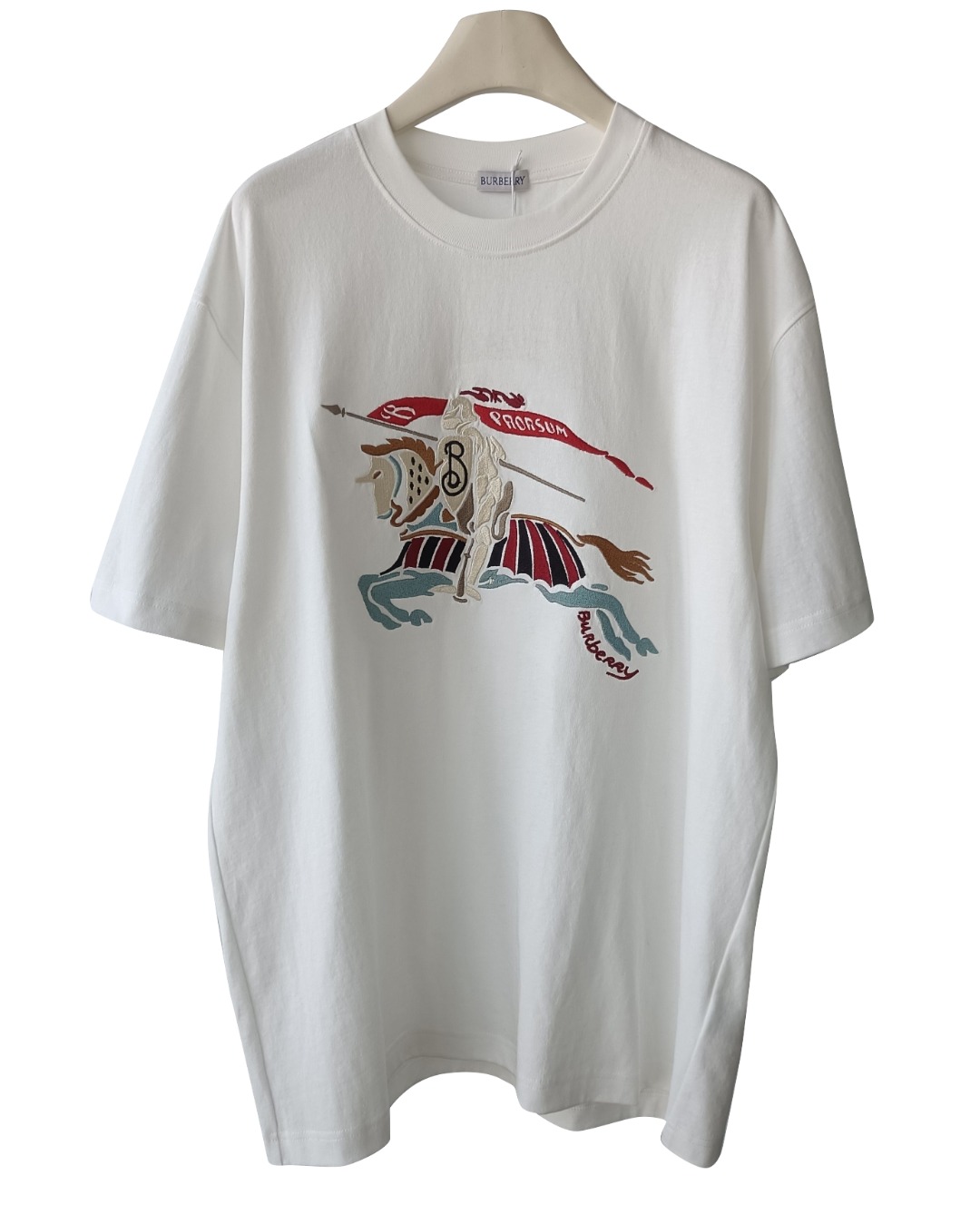 男款纯棉刺绣宽松短袖T恤ba007