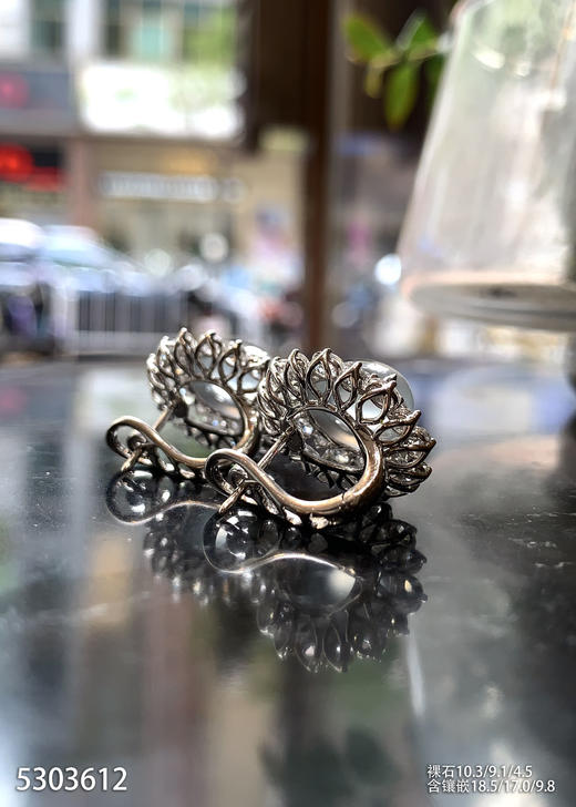 5303612，蛋面耳钉。具体价格微信咨询 商品图5