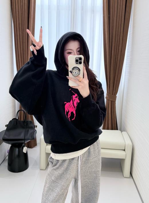 【只可换码 不退货】拉夫劳伦 粉色马 25时限定款 连帽卫衣 渠道货无领标！！！（EJ） 商品图3