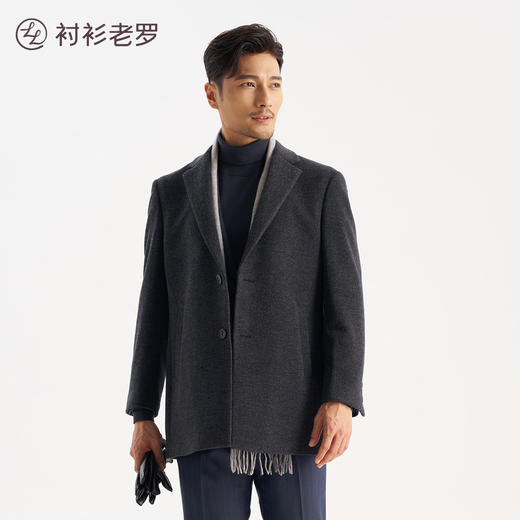 【大师6号】秋冬通勤商务外套羊毛大衣平驳领大衣外套259B0C510M[门店专款] 商品图5