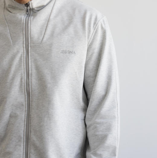 E.Z 纯棉 毛圈立领拉链夹克 WT959 商品图2