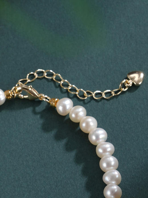 子佩集【两世欢缘】珍珠惜王妃手链【ZZSL021】5.5-6mm珠镀金莲蓬2601 商品图7