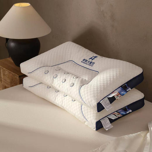 戈吉斯 疏通经络云朵舒适全棉远红外磁疗枕头 商品图2