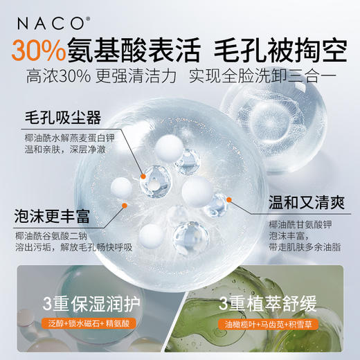 【微信会员专享福利】#NACO烟酰胺祛痘淡印套组 （烟酰胺次抛30支+层孔菌祛痘次抛60支+氨基酸洗面奶100g） 商品图11