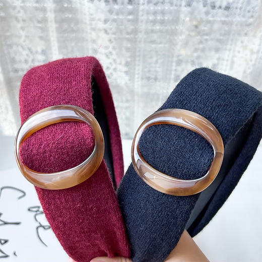 椭圆扣饰宽发箍-纪念日百货门店同款169393399 商品图4