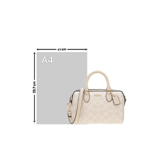 COACH 奥莱款女士PVC配皮单肩斜挎手提包CW329IMXU5 商品图3