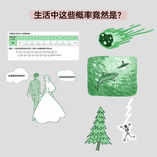 超图解趣味数学：概率论  欢乐数学营 漫画数学 商品图1