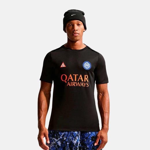 小李子NIKE耐克国际米兰ACG系列赛前热身训练短袖成人IB3807-010 商品图1