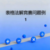 表格法解竞赛问题例1 商品缩略图0