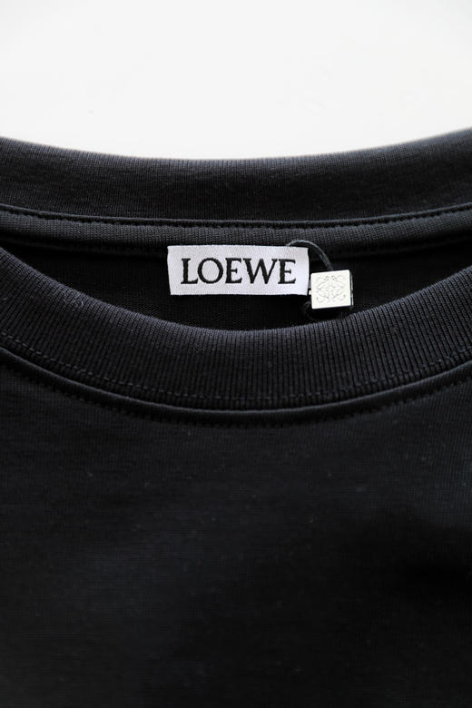 卡通刺绣tee，慵懒的氛围感。基础设计圆领宽松纯棉半袖儿E011558 商品图13