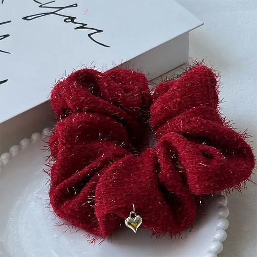 丝绒爱心饰件XXSR发圈-纪念日百货门店同款169248896 商品图3