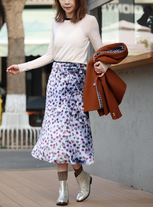 TYNVIE 层叠腰部A字裙 - 花卉图案 商品图10