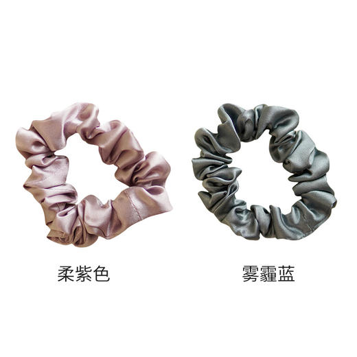 100%桑蚕丝 买一送一   法式真丝发圈  金三塔 商品图11