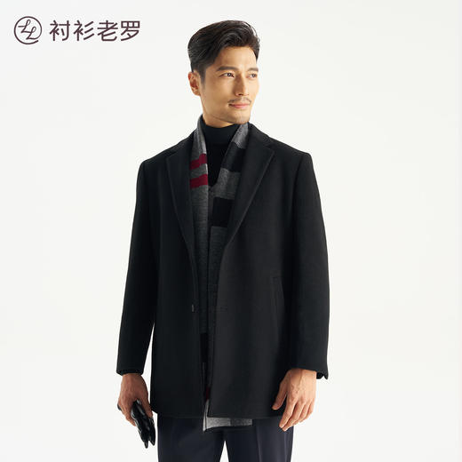 【大师6号】秋冬通勤商务外套羊毛大衣平驳领大衣外套259B0C510M[门店专款] 商品图4