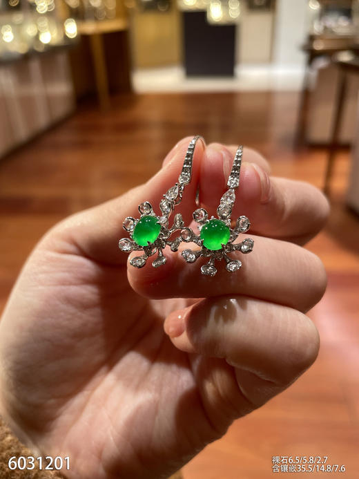 6031201，蛋面耳坠。具体价格微信咨询 商品图0