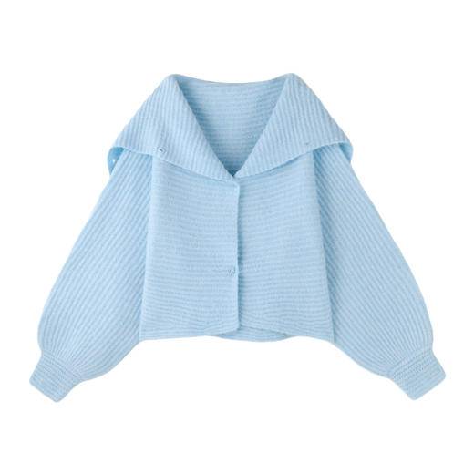 FTT Flythetruth 开衫毛衣女春季潮牌新款高级休闲短款针织衫上衣 商品图3