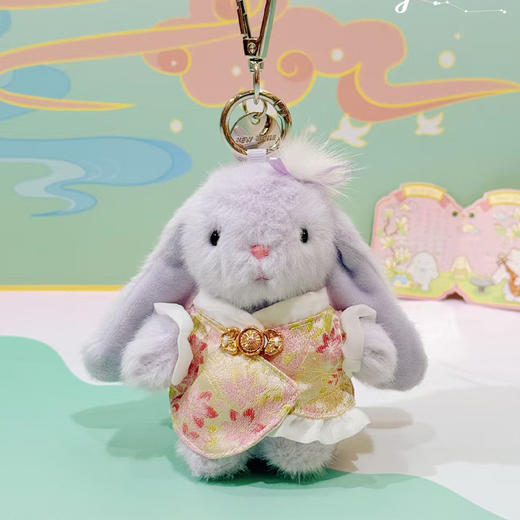 温蒂兔新中式4.5寸毛绒挂件匙扣-纪念日百货门店同款169099544 商品图3