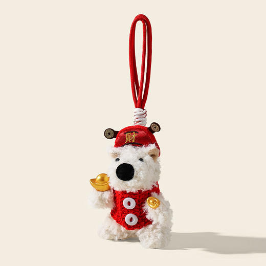 毛绒西高地挂件毛绒匙扣-纪念日百货门店同款168243137 商品图1