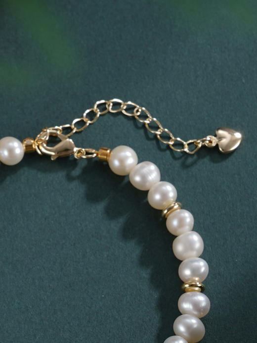 子佩集【福喜之遇】珍珠惜王妃手链【ZZSL020】5.5mm珠镀金喜葫芦2601 商品图6