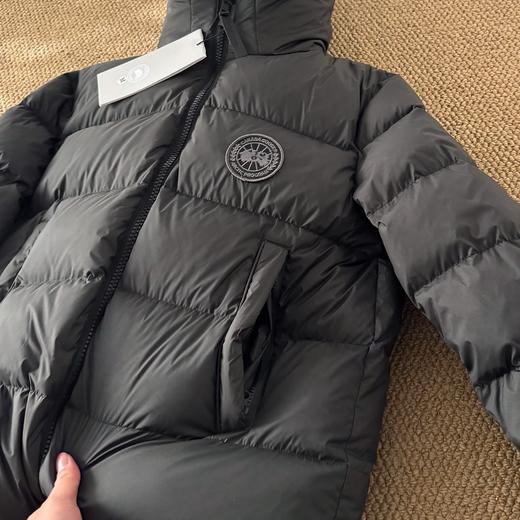 跨年售后 加拿大鹅Grandview系列黑标男女情侣款连帽短款羽绒服 yh 339992 商品图8