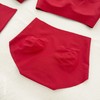 老米优品🎈3-5I天。本命专属“红”！《V领天丝无背扣背心式文胸+桑蚕丝内裤套装》吊带款和背心款，2个版型~ TZ260115A 商品缩略图8