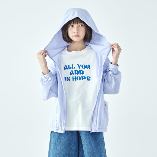 棵初2026年春季新款亲子中大女童UPF50+防晒面料清爽色系格纹外套 商品图1