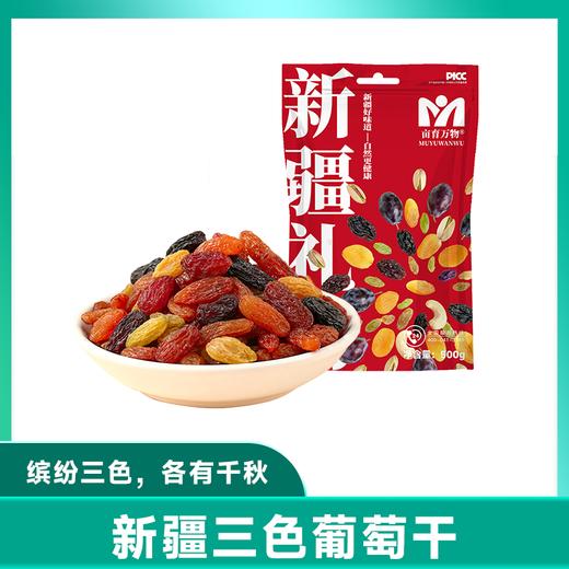 【年货甄选】亩育万物 蓝宝石葡萄干/三色葡萄干 500g/袋 精选品质，自然晾晒，均匀饱满，可口香甜 商品图6