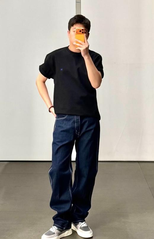 男款logo刺绣短袖T恤zo008 商品图3