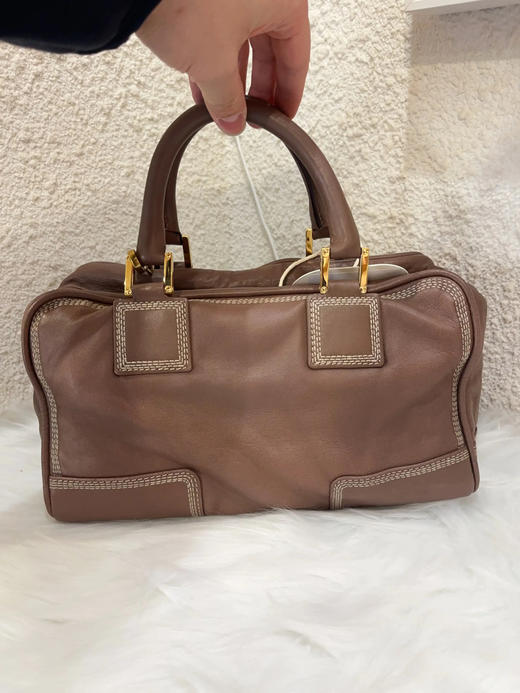 罗意威 Amazona 栗子棕 牛皮 中号 手提包 商品图1