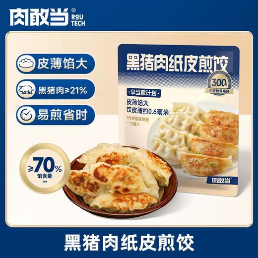 肉敢当 黑猪肉纸皮煎饺 200g 3袋装/7袋装 商品图0