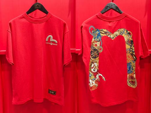 EVISU男短袖T恤2ESHTM6TS1173RXCTREDX 商品图0