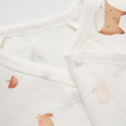 怡比快乐小狐狸长袖系带哈衣HY26SPN115白色调（52#-59#） 商品图11