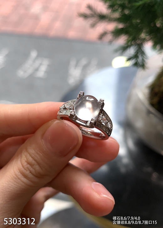 5303312，蛋面戒指。具体价格微信咨询 商品图0