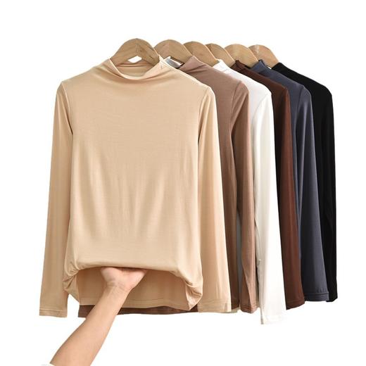 【秒杀】女士莫代尔高领打底衫C23S05 商品图4