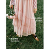 法式优雅不规则木耳边蕾丝拼接网纱半裙女春季新款显瘦气质a字裙 商品缩略图2